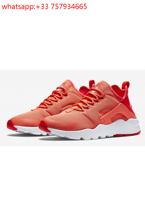 nike air huarache ultra orange femme,Nike Air huarache run ultra br femme Orange-rose 833292-800 