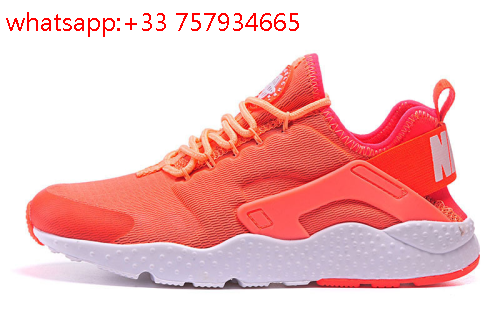 nike air huarache ultra orange femme,Nike Air huarache run ultra br femme Orange-rose 833292-800 